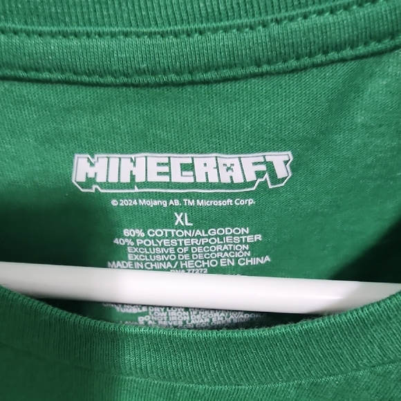 Minecraft Green Short Sleeve Tee - Picture 2 of 2